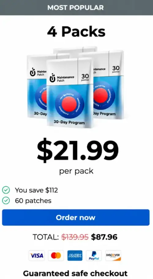 Purisaki Patches 4 Packs