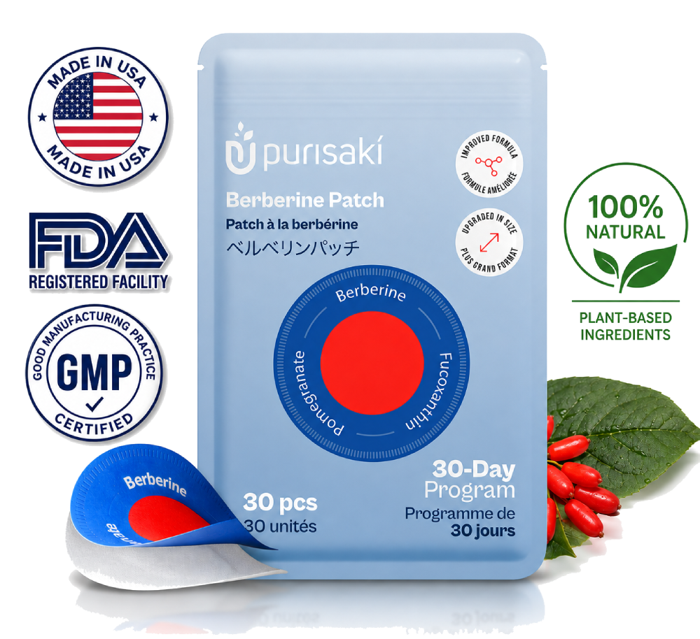 Purisaki Berberine Patch Made in USA